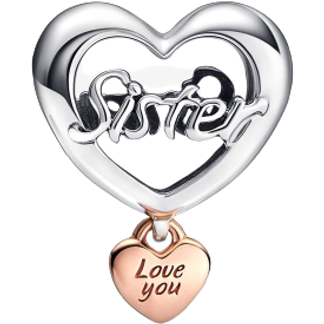 Pandora  Charms Heart Charm I Love You Sister 782244C00