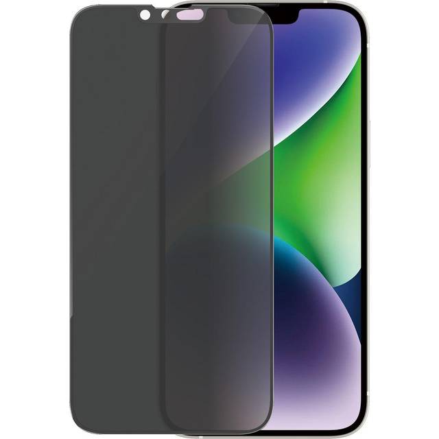 PanzerGlass - Skærmbeskytter for mobiltelefon - ultrabred pasform - glas - med fortrolighedsfilter - rammefarve sort - for Apple iPhone 13 Pro Max, 1