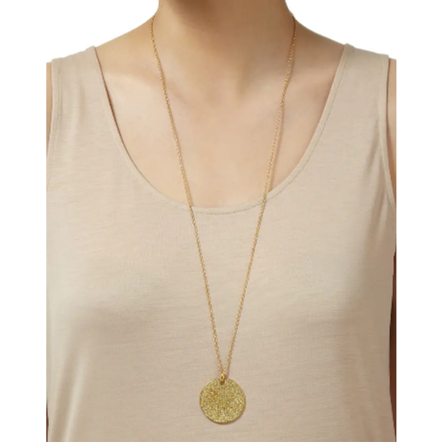 Monica Vinader Rolo Chain Pendant Necklace, Gold