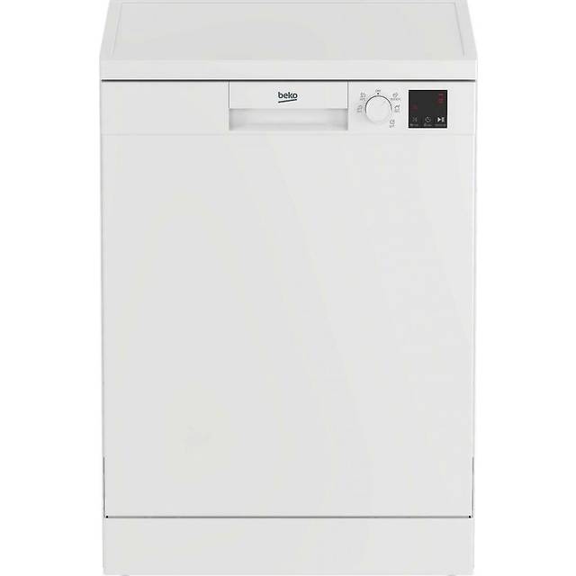 Diskmaskin - Beko - DVN05320W - 5 program - Fristående - Rostfri tank - Vit
