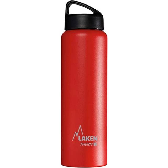 Laken Aluminium Classic Wide Mouth Water Bottle: Red: 1 LTR Size: 1 LT
