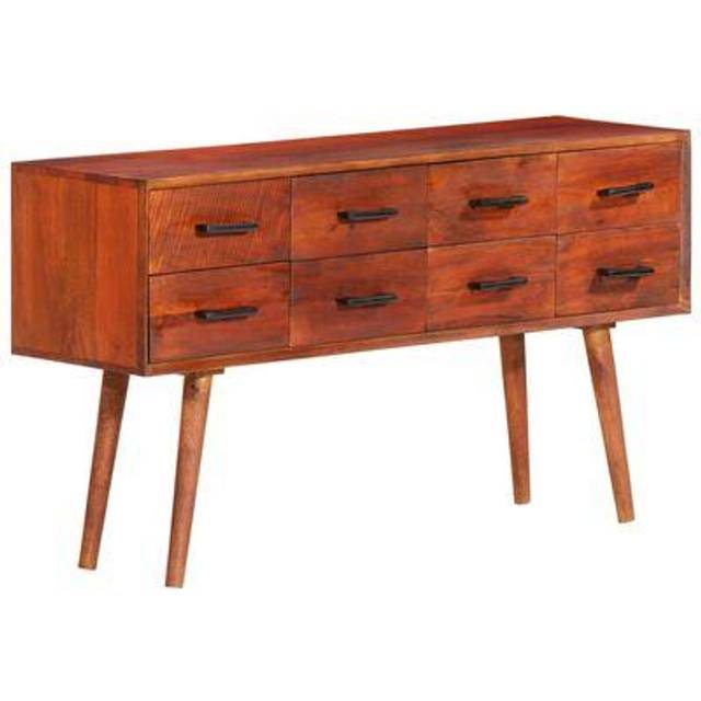vidaXL Sideboard 110x30x59 cm Solid Wood Mango - Brown