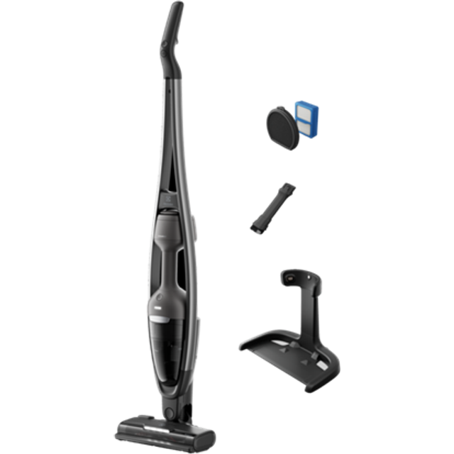 Electrolux Clean 600 Skaftdammsugare ES62CB25DH, Sladdlös dammsugare, Driftstid 40 min, 2-1 enhet, LED-lampor i munstycket, 25.2V, Dark Grey
