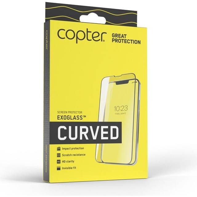 Copter Exoglass Curved Edition för iPhone 14 Pro Max - Svart