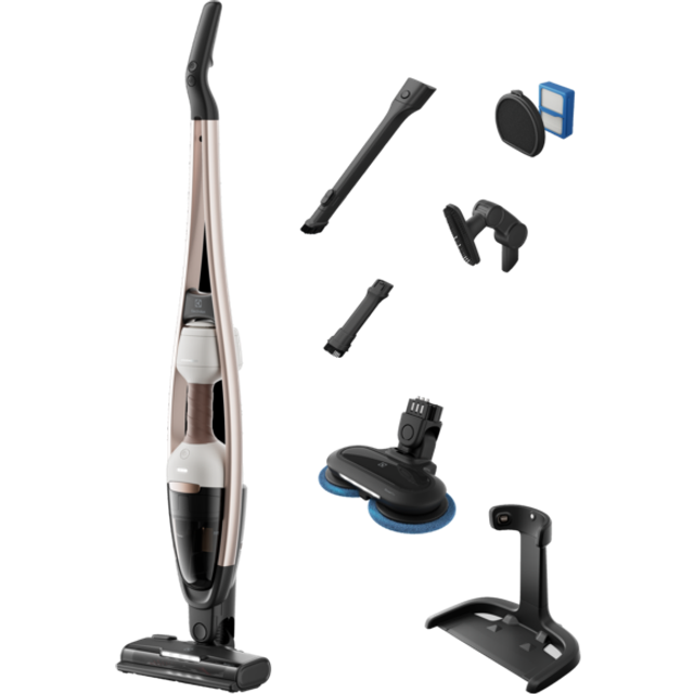 Electrolux ES62P25WET, Skaftdammsugare, Utan påse, Grå, Vit, Rektangulär, Våt, Cyklonisk