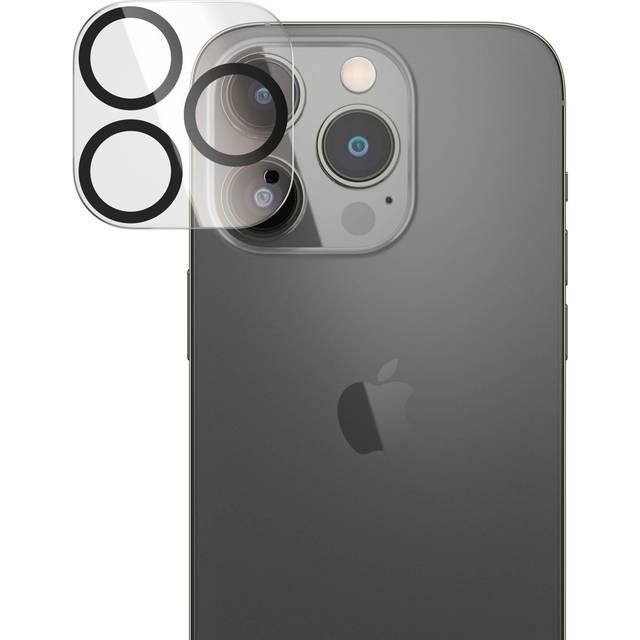 PanzerGlass™ | PicturePerfect - Objektiv beskyttelse for mobiltelefon - rammefarve sort | Apple iPhone 14 Pro/14 Pro Max