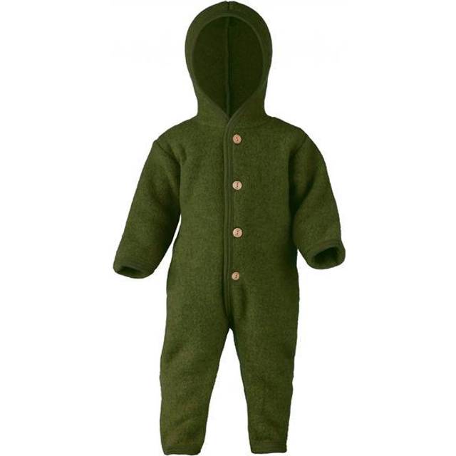 Engel Baby Overall mit Kapuze Overall Barn Storlek 50/56 Färg olivgrön