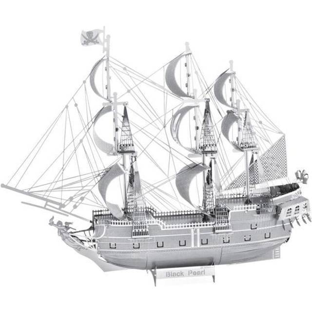 Model Kit Black Pearl Ship (Challenging Difficulty) Steel Model by Metal Earth