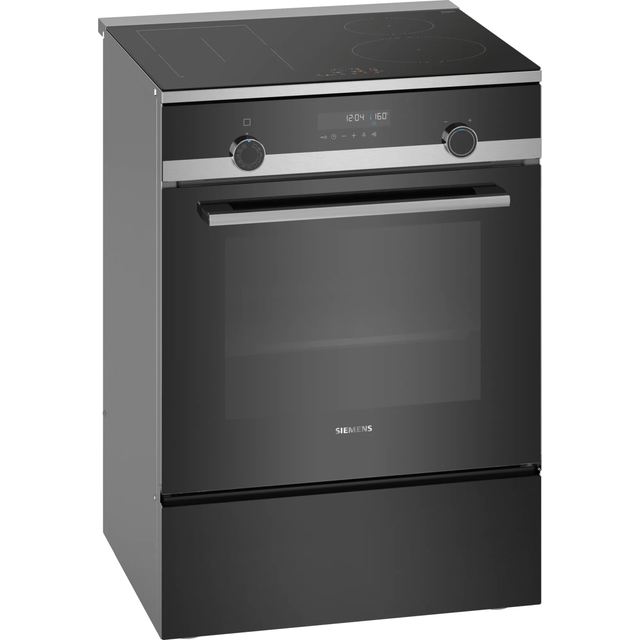 Siemens HL9S7Y341U Rustfrit stål, Sort