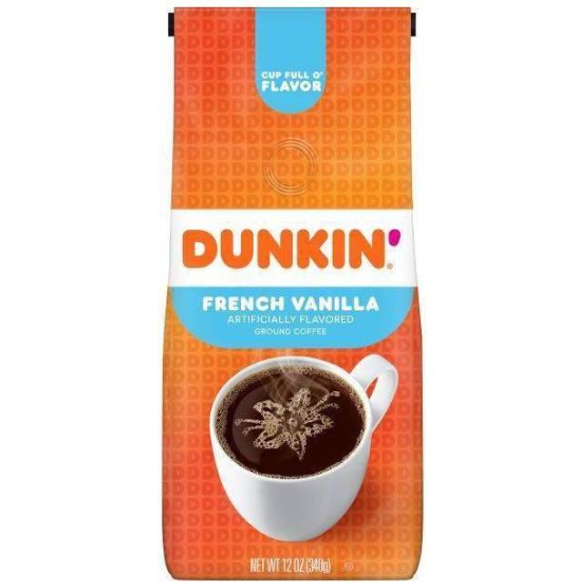 Dunkin Donuts French Vanilla Flavoured Ground Coffee 340g