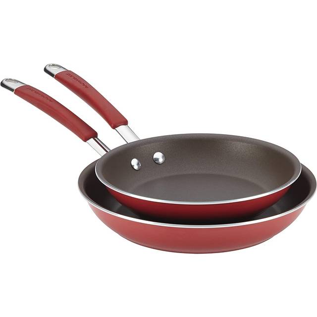 Cucina 9.25" and 11" Frying Pan Set - Cranberry Red