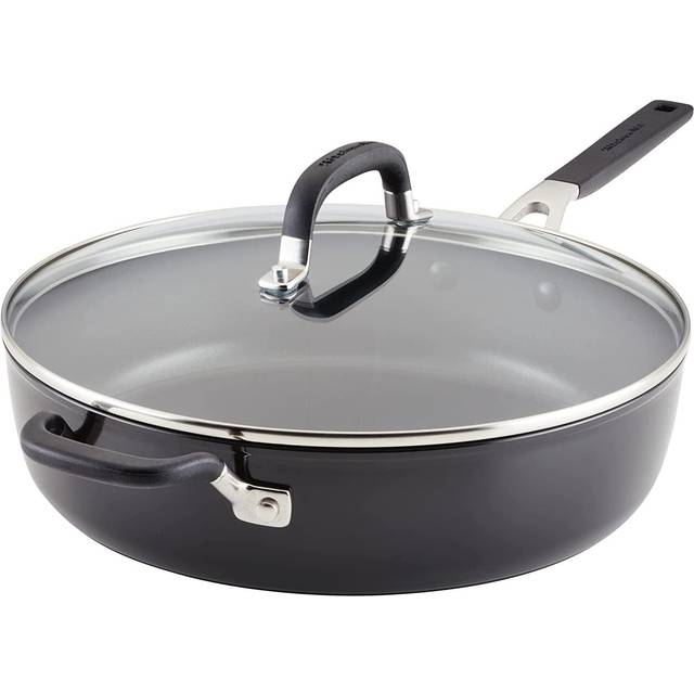 Hard-Anodized Nonstick 5-Quart Sauté Pan with Lid
