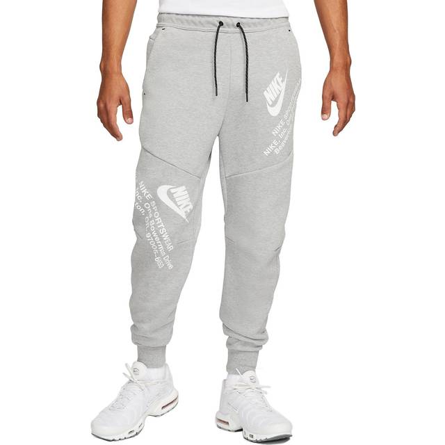 Nike Sportswear Tech Fleece GX Joggers Men Dark Grey Heather White