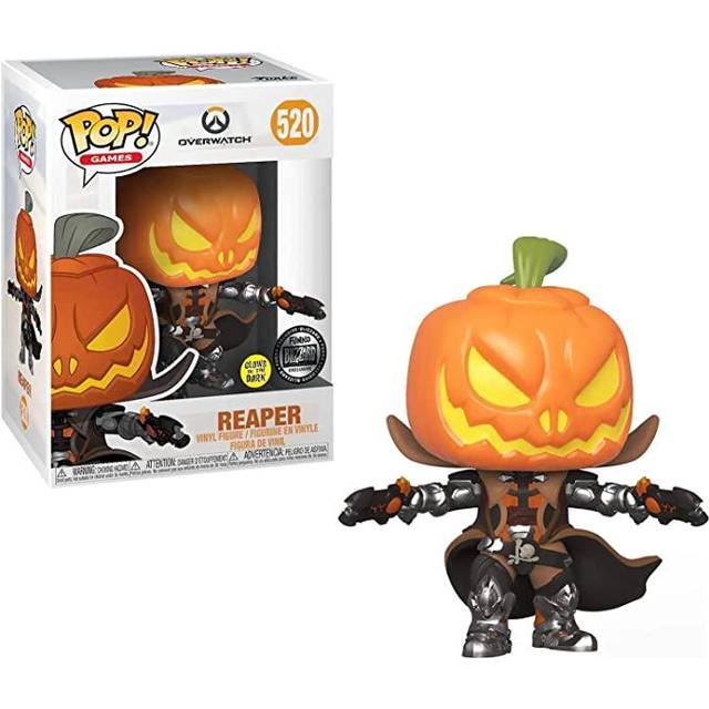 Funko Pop! Games: Overwatch - Reaper Pumpkin  Glow in The Dark  Exclus