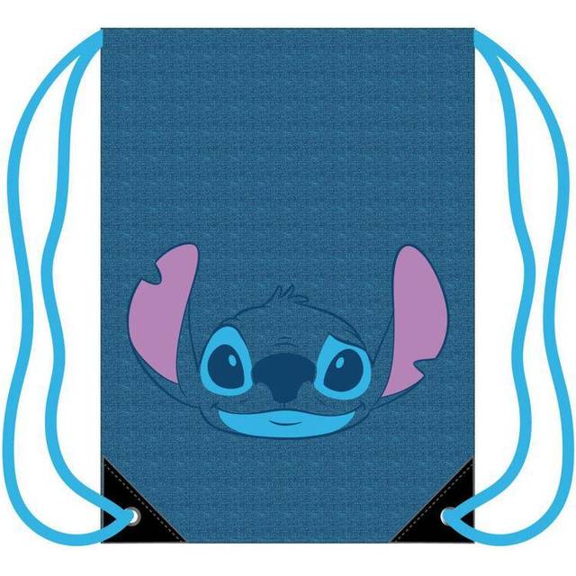 CERDÁ LIFE MOMENTS Bolsa Mochila Cuerdas Infantil de Stitch-Licencia Oficial Disney, Saco unisex Niños, Azul, Pequeño, Blå, Einheitsgröße, Modern