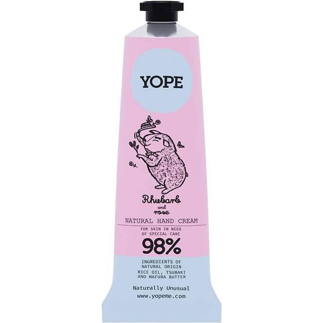 Yope Botanical Hand Cream Rhubarb and Rose
