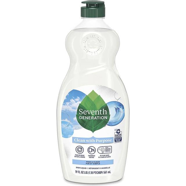 Seventh Generation Dish Liquid Soap - Fragrance Free 19 fl oz