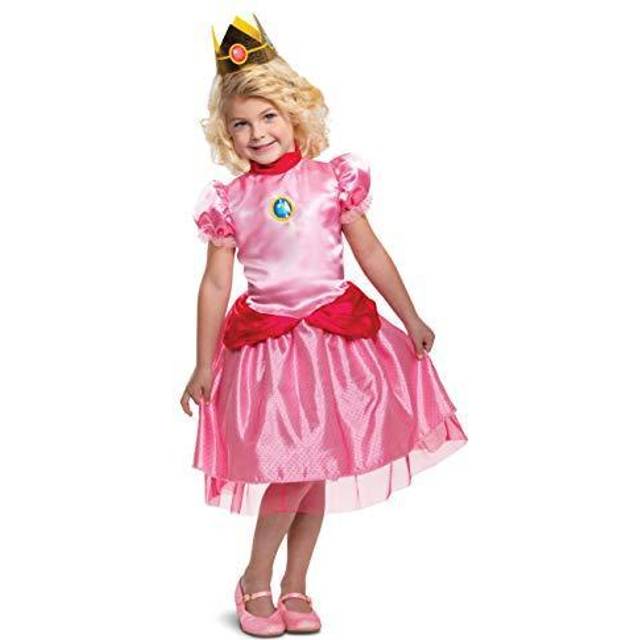 Super Mario Toddler Classic Princess Peach For Toddlers - Pink (3T/4T)