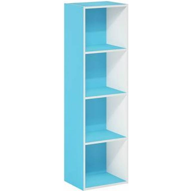 Chakib 4-Tier Open Shelf Bookcase - White (106.1cm H X 30.5cm W X 23.7cm D)