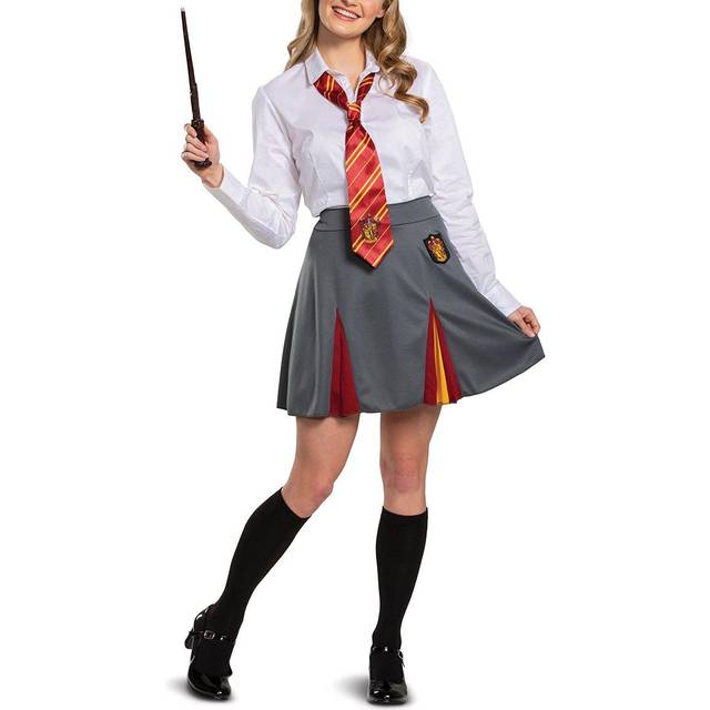 Harry Potter Gryffindor Skirt for Adults - Orange&#47;Gray&#47;Red (S)