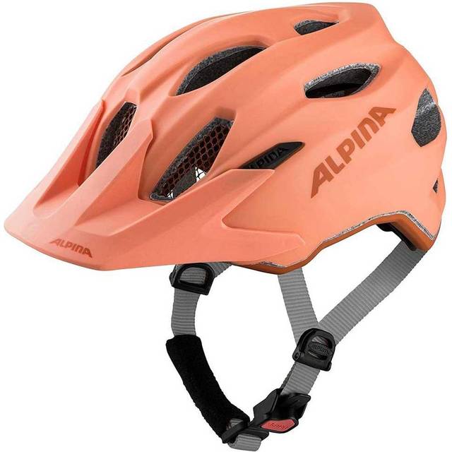 ALPINA Unisex - Barn, CARAPAX JR. Cykelhjälm, peach matt, 51-56 cm