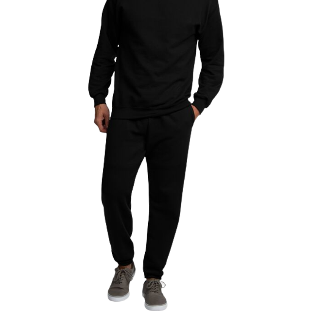 Fruit of the Loom Men's Eversoft Fleece Sweatpants with Pockets  Moisture Wicking & Breathable  Sizes S-4X  Black  X-Large