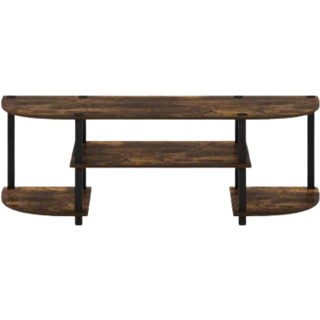 Furinno Turn-S-Tube Wide TV Entertainment center, EspressoBlack