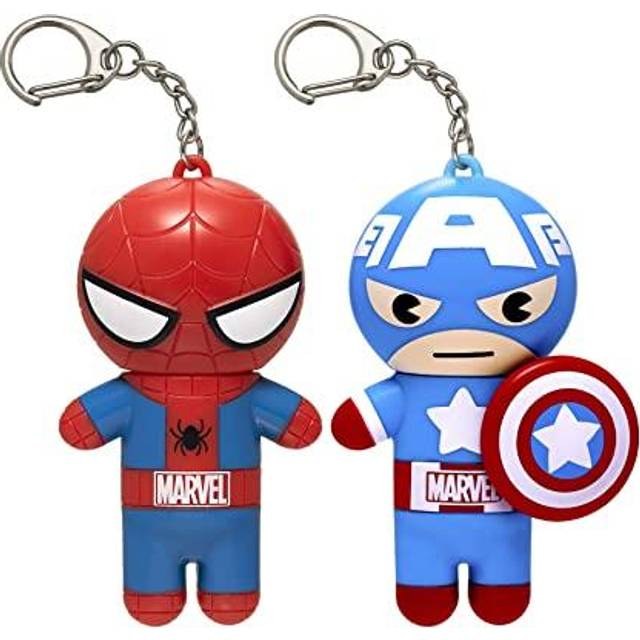 Lip Smacker Marvel  keychain  lip balm for kids - Spiderman & Captain America