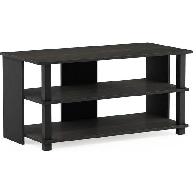 FURINNO TV Entertainment Center, Wood, Espresso/Black, one size