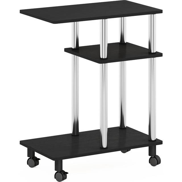 Furinno sidobord, trä, espresso/svart, en storlek, 29,5 (D) x 50 (B) x 62,7 (H) cm
