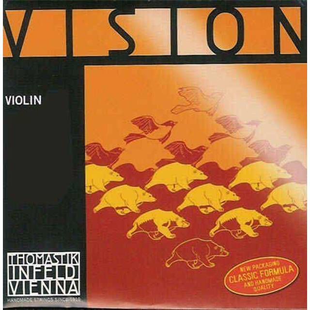 Thomastik VISION Violine 1/2-G-Saite VI04 mittel Synthesic Core Silber