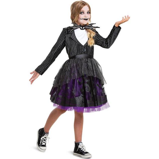 Nightmare Before Christmas Jack Skellington Costume - Black&#47;Purple&#47;White (14/16)