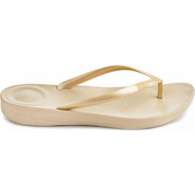 Fitflop Iqushion ergonomisk flip-flops, dam tåseparator, guld (guld 010), 42 EU (8 UK), Guld, 42 EU