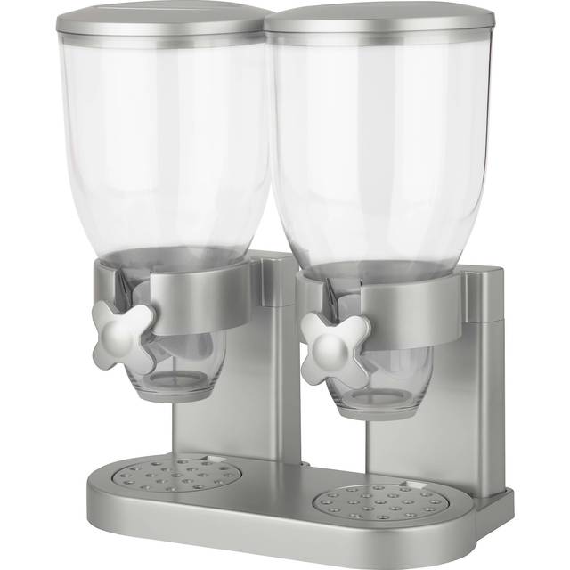 Zevro GAT201C Indispensable Dry Food Dispenser  Dual Control  WhiteChrome