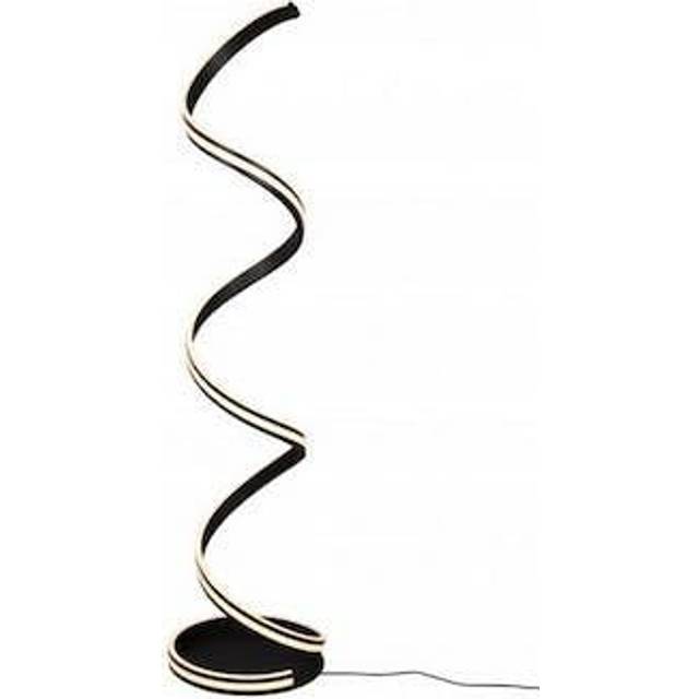 Trio - Nuria Modern led Integrated Floor Lamp Black Matt 2300-3000-4000K with Footswitch