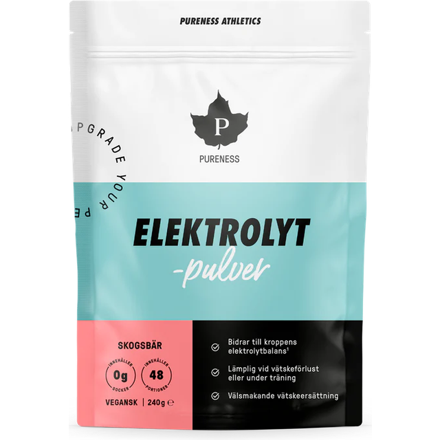Pureness Elektrolytpulver Skogsbär, 240g