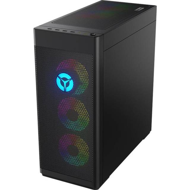 Lenovo Legion Tower 7 Gaming Desktop PC | Intel Core i7-12700KF | 32 GB RAM | 2 TB SSD | NVIDIA GeForce RTX 3080 | Windows 11 Home | svart inkl. 3 års premium Care & tangentbord svart + mus svart