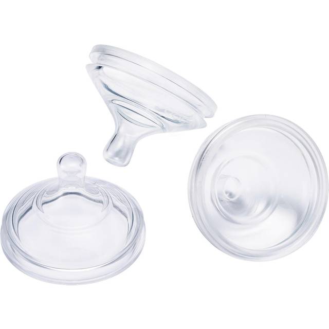 Nursh Newborn Silicone Baby Bottle Nipples - Bottle Nipples for Boon Nursh Newborn Bottles - Baby Bottle-Feeding Supplies - Slow Flow Baby Bottle