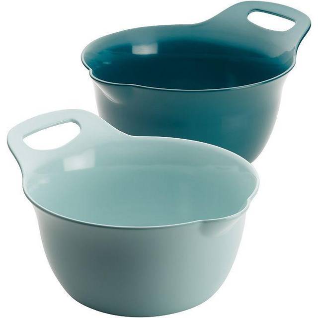 4-Qt. & 5-Qt. Nesting Mixing Bowl Set - Red/Gray