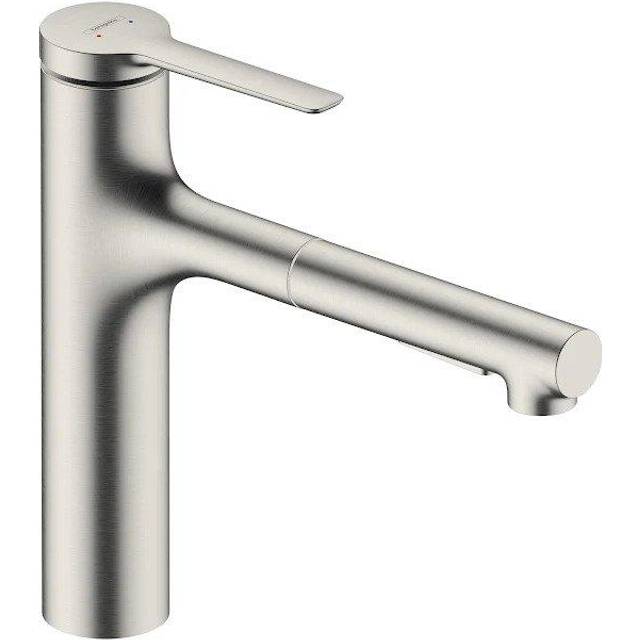 Hansgrohe Zesis M33 160 Stainless Steel Single Lever Pull-out Kitchen