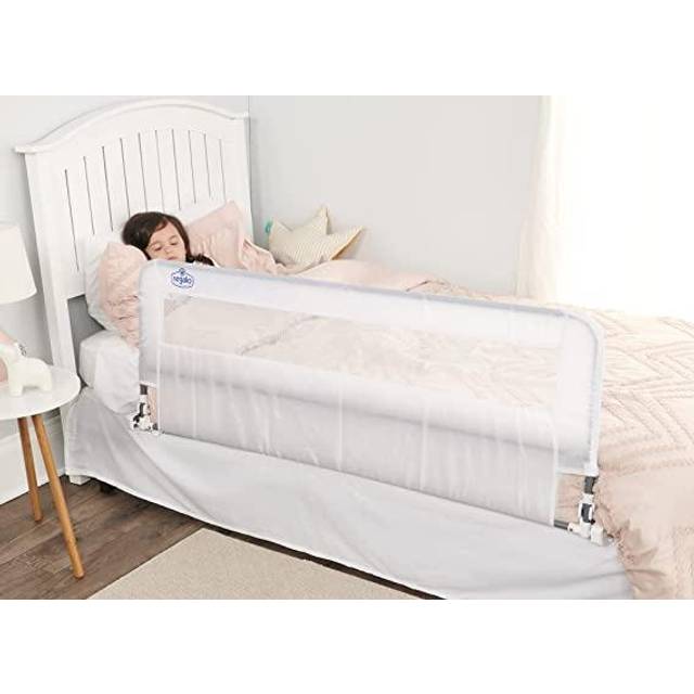 Regalo Hideaway 54-Inch Extra Long Bed Rail Guard  with Reinforced Anchor Safety System