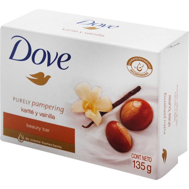 Dove Shea Butter Beauty Bar with Vanilla  4.75 Oz/135 Gr  Unisex Skin Cleansing Agent