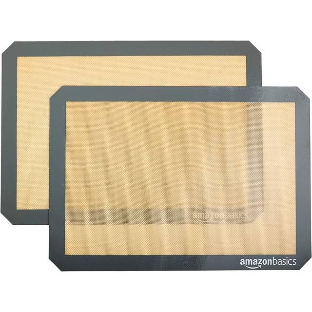 Rectangular Silicone Baking Mat, Old Standard, 2 Count, 42 x 29.5 cm