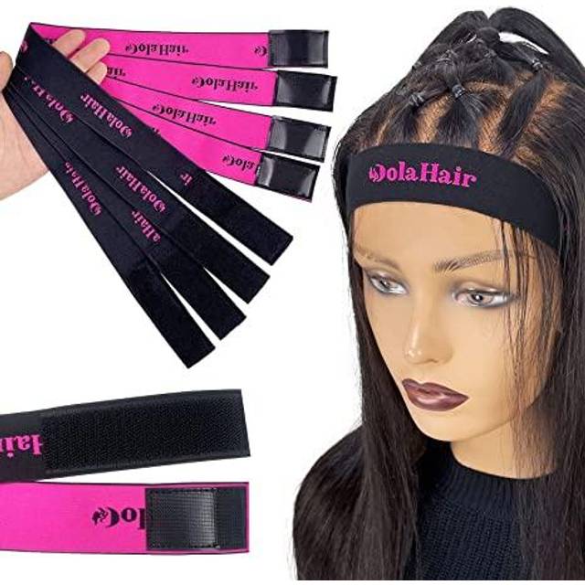 Dolahair Lace Melting Band  Elastic band for Wigs  4PCS Wig Holding Ba