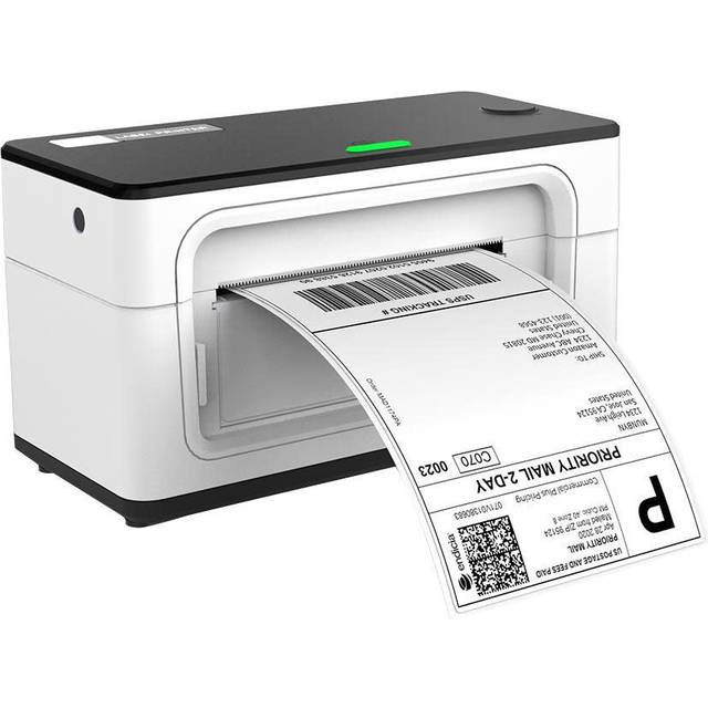 USB Connection Shipping Label Printer 4x6 for Shipping Packages Postage Address Home Small Business, Compatible with Etsy, Shopify, Ebay, Amazon,