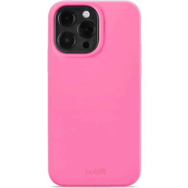 holdit iPhone 14 Pro Max Skal Silikon Bright Pink