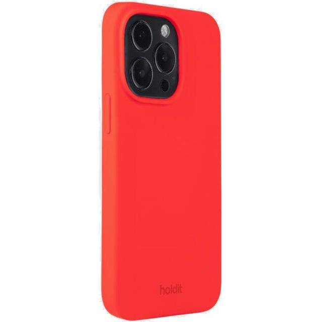 Holdit Silicone iPhone 14 Pro fodral (brunt)
