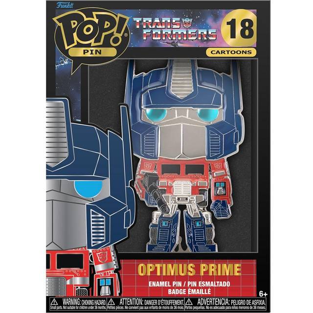 POP! Pins: Transformers - Optimus Prime Enamel Pin - Blue&#47;Red&#47;Gray (One-Size)