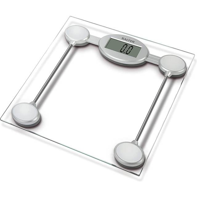 SALTER 9018S SV3R Bathroom Scales - Silver, Silver/Grey