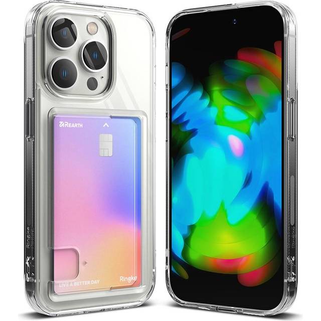 Ringke iPhone 14 Pro Max Fusion Skal med kortfack, genomskinlig